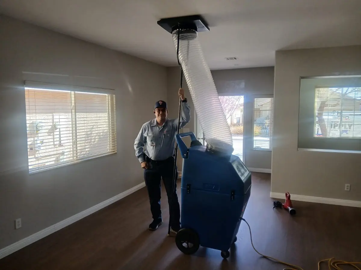 Professional Dryer Vent Cleaning work inside a Crete home